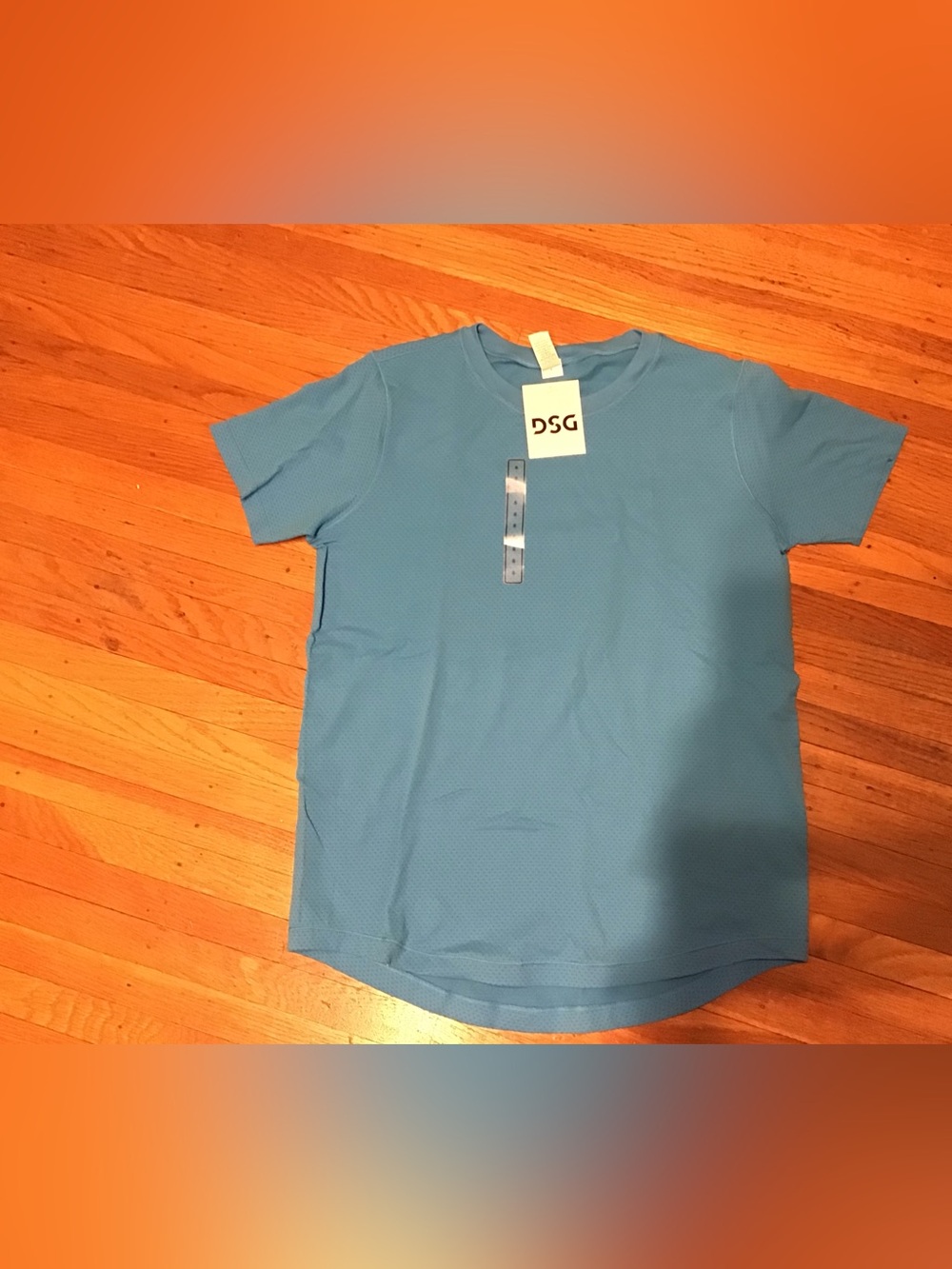 DSG Blue Short Sleeve Crew Neck Lightweight Activewear T-Shirt Size S